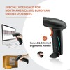 AothBest Handheld Barcode Scanner, Wired Automatic QR Code Scanner Supports