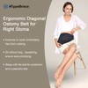 Diagonal Ostomy Belt: Leak - Proof & Odor - Masking