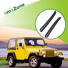 omoZone Pair Hard Top Exhauster Vent Grille Left Driver & Right Passenger Side Compatible with 1997-2002 Jeep Wrangler TJ Replaces 55036306 55036307