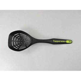 TUPPERWARE P 21076 Slotted Spoon Deep Black/Yellow