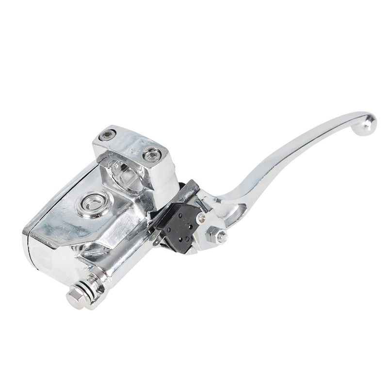 25mm Chrome Universal Motorcycle Left Right Handlebar Hydraulic Clutch Brake