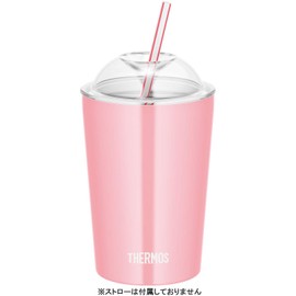 Thermos JDJ-300 LP Insulated Straw Cup, 10.1 fl oz (300 ml), Light Pink