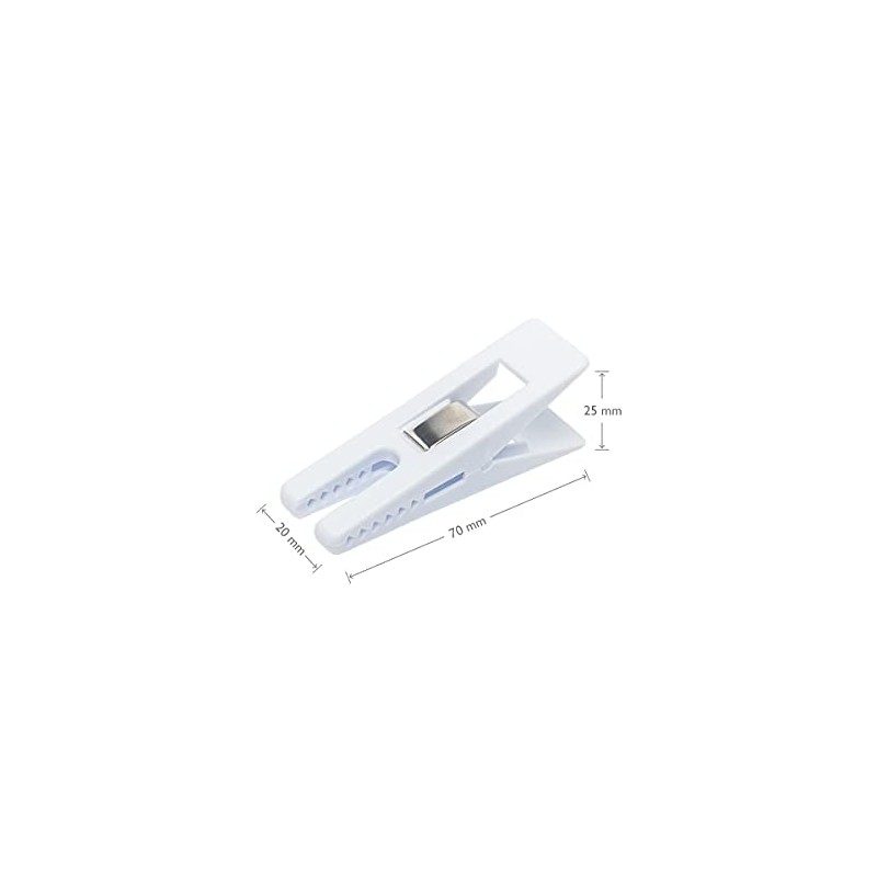 DIYexpert 24 x Clothes Pegs Storm 70 x 20 mm,