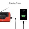 FM/AM/SW Solar Hand Crank Radio Memory Card Music for Bluetooth