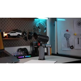 5000mAh Battery Jet Fan Car Dryer Air Blower Turbo Fan, Instantaneous Thust 1.2KG, 4 Speeds, 64MM Super Electic Cordless Leaf Blower for Camping Outside, Patio Cleaning, Lawn Careand Car Drying