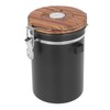 Coffee Canister 1.8L Stainless Steel Airtight Coffee Bean Storage Container