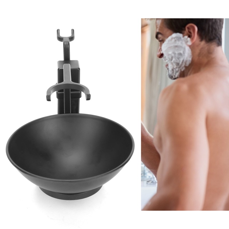 Stainless Steel Shaving Razor Brush Holder Household Soap Bowl Shaving
