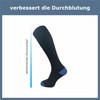 GAWILO Women's & Men's Compression Stockings (4 Pairs) | Support