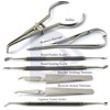 7 Pieces Dental Orthodontic Instruments Set Separating Pliers Pusher Band