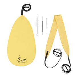 5 in 1 Clarinet Cleaning Kit Cloth All In One, Including Cleaning Long Swab Cloth, Mouthpiece Brush, Dust Brush, Mini Screwdriver Maintenance Kit For Wind & Woodwind Instrument
