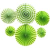 [Zixui] Green Easy to Use Multipurpose Paper Fan for Parties,