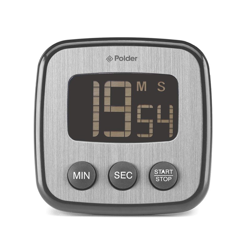 Polder Digital Kitchen Timer - Black