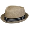 Lipodo Pork Pie Fabric Hat - Classic Look - Fabric