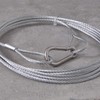 Drahtseile24 Steel Cable with Hook, Wire Rope with Hook and