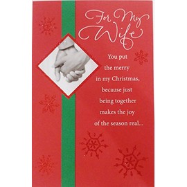 For My Wife - You Put the Merry in My Christmas - Greeting Card - "With Love Every Day of the Year"