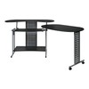 OneSpace Regallo Expandable L-Shaped Desk, Office Computer Desk with 2
