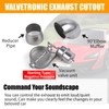 CNRAQR Universal 2" Vacuum Valve Exhaust Cutout with Stainless Steel