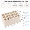 Jewelry Drawer Inserts for Drawers, Velvet Jewelry Storage Tray, Stackable