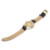 Alloy Quartz Movement Watch Men Elegant Shiny Rhinestone Watch with