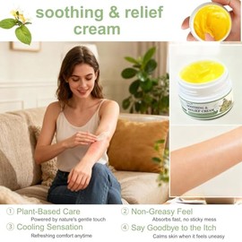 2Pcs Soothing Relief Cream, Herbal Moisturizer For Sensitive Skin, Lightweight Hydration & Refreshing Comfort, Daily Skin Care, Suitable for All Skin 