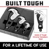 Powerbuilt 3 Piece Spring-Loaded Crowfoot Wrench Set, Adjustable, Auto Size,