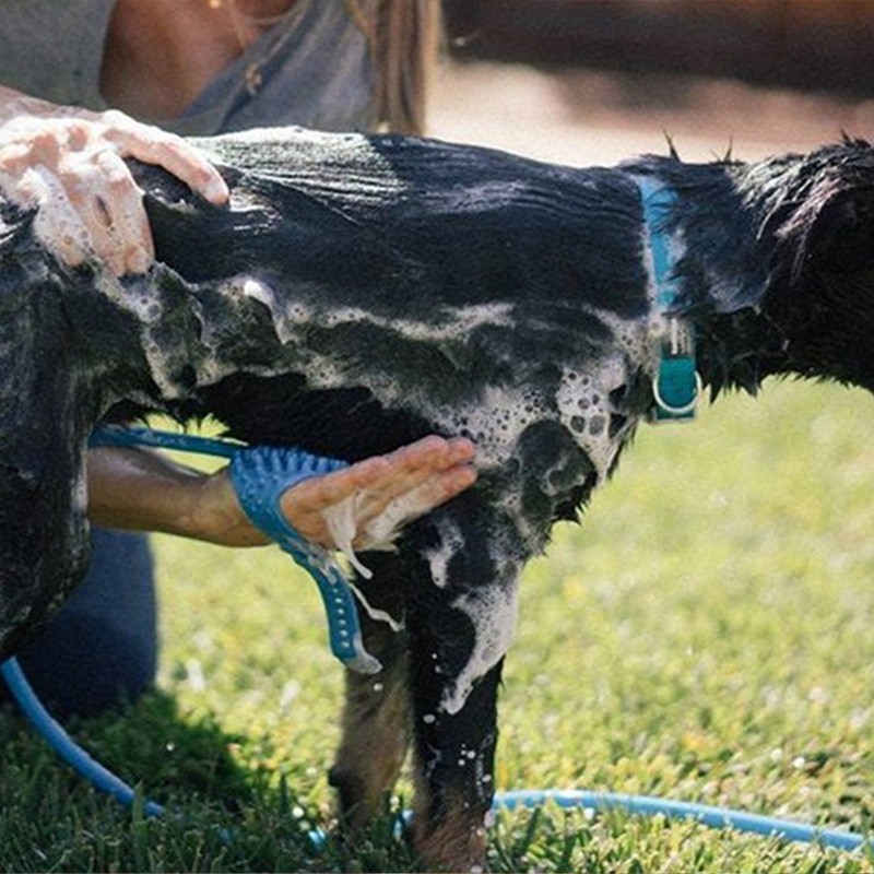 Pet Shower Attachment Ergonomic Prevent Slipping Silicone Pet Shower Sprayer