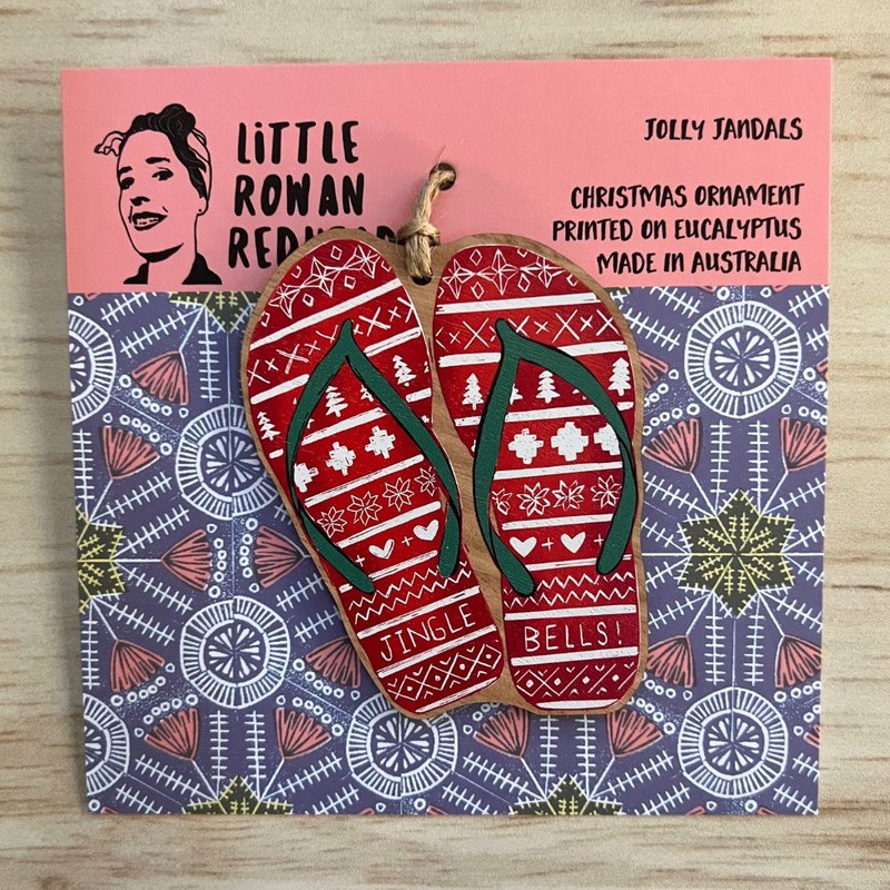 Little Rowan Redhead Wooden Ornament - Jolly Jandals