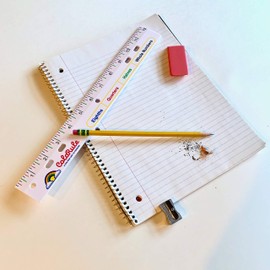 ColoRule - 12" color coded ruler to help with fraction/measuring identification. Enhance skills in Math, Science, Art, STEM, STEAM, Crafting, Sewing. Colorful Ruler