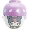 Sanrio Sanrio SAN4213-4 Kuromi Soup Bowl and Rice Bowl Dinnerware