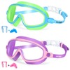 Seago Swim Goggles 2 Pack Anti-Fog Anti-UV Wide View Swimming