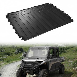 HAKA TOUGH TPE Cargo Bed Mat for Polaris Ranger XD 1500 Accessories 2024, TPE Rear Cargo Bed Mat Liner for Polaris Ranger Crew/XD 1500 2024+, Replace #2889106