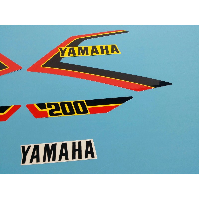 YAMAHA YTM200 TRI-MOTO 1983 DECAL DECAL GRAPHIC SET(#*Y55)