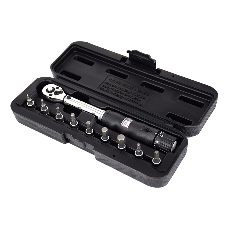 1/4" DR 2-14Nm Bike Torque Wrench Set Bicycle Repair Tools