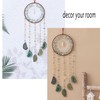 Crystals Dream Catchers,Natural Gem Agate Wall Hangings for Windows Garden