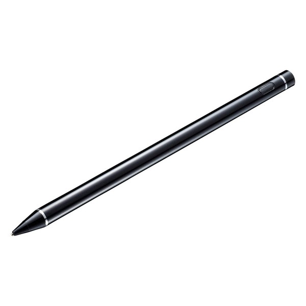 Sanwa Supply PDA-PEN46BK Rechargeable Ultra Fine Stylus Pen (Black)