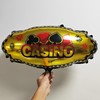 SYNUO 129-Piece Casino Party Decorations - Poker Chips & Card