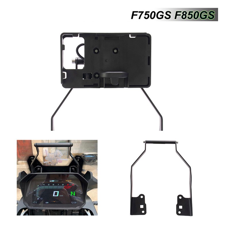 Motorcycle GPS Navigation Bracket Front Bar Stand Mobile Phone GPS