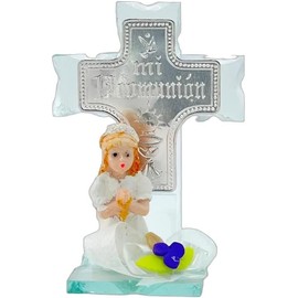 Cruz de Cristal Recuerdo Comunion Niña 12 Piezas