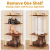 LUCKNOCK Vertical Shoe Rack, 8-Tier Tall Narrow Shoe Organizer for