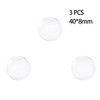 Clear Door Knob Wall Protectors – 40×8mm Bumper Pads for