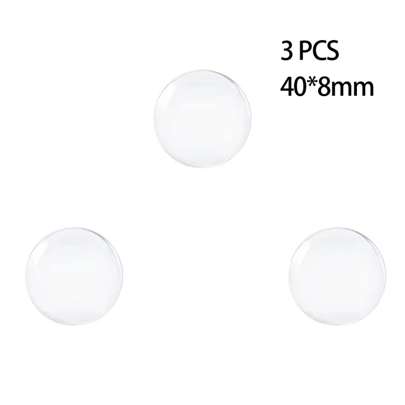 Clear Door Knob Wall Protectors – 40×8mm Bumper Pads for