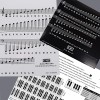 QMG Piano and Keyboard Full Set Stickers for White and