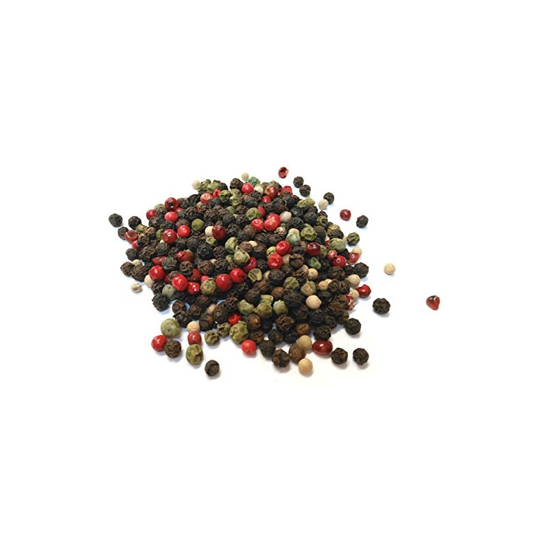 4 Peppercorn Mix/Whole Dried Mixed Peppercorns, (100g)