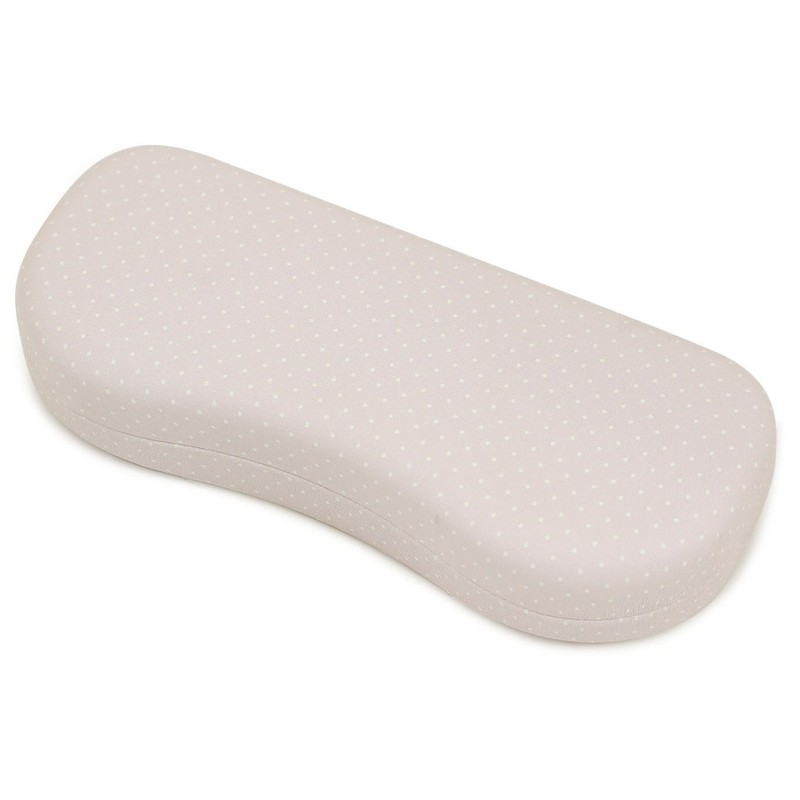 Pearl Rilakkuma Rabbit and Play Glasses Case, Hard Magnetic Polka