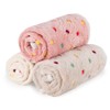 Dono 1 Pack 3 Dog Blankets, Soft Fluffy Fleece Pet