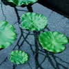 WhistenFla Floating Lily Pads for Ponds, 6Pcs Realistic Lily Pads