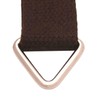 1 pulgada anillo triangular metálico, plateado - 30 piezas