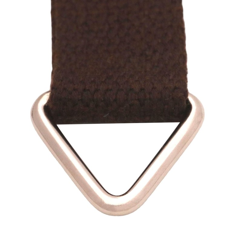 1 pulgada anillo triangular metálico, plateado - 30 piezas