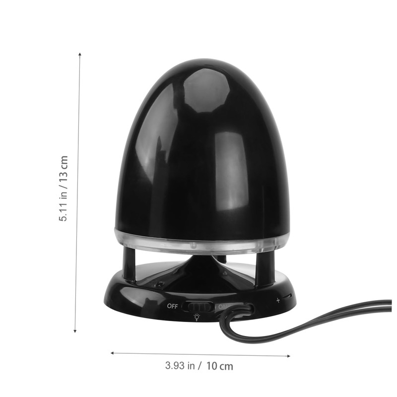 CAXUSD Portable Mini Speaker Led Light USB Powered Desktop for