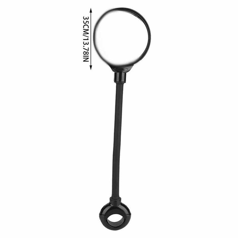 Bike Bicycle Rearview Mirror Handlebar Adjustable Mirror Rear Back View